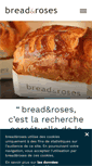 Mobile Screenshot of breadandroses.fr